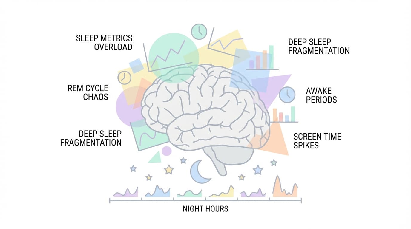 Anxiety caused by sleep tracking data