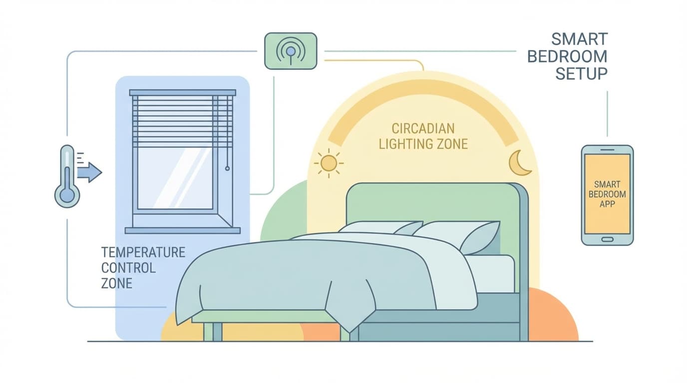 Smart bedroom temperature control