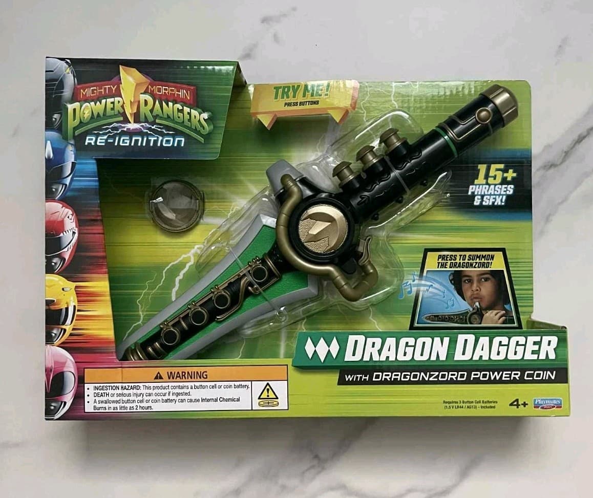 Mighty Morphin Power Rangers re-ignition Dragon Dagger New 2025 Reignition