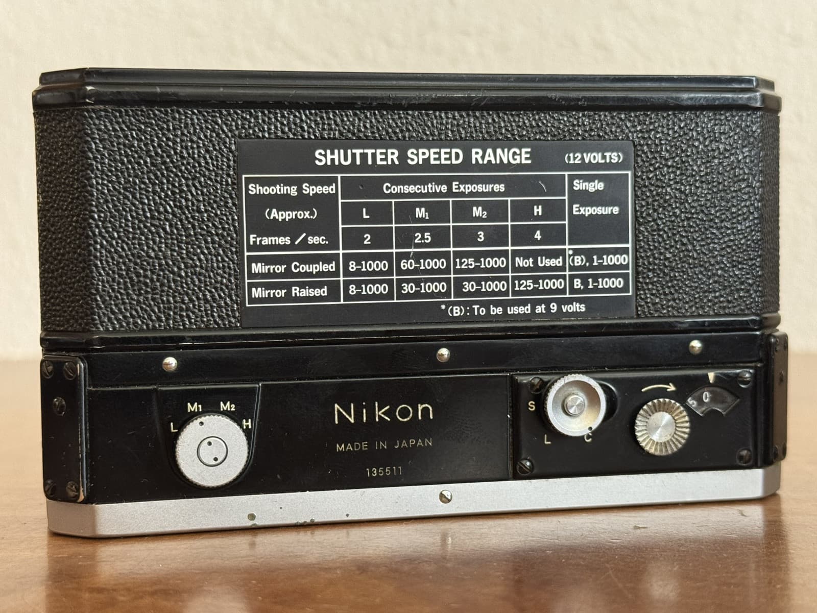 Nikon F36 Motor Drive Winder for F-36 - circa 1969 - Winds Continuously