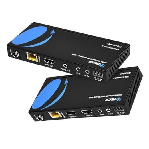 4K HDMI over Ethernet Extender Balun - HDBaseT UltraHD 4K @ 60Hz 4:4:4 4K - IR