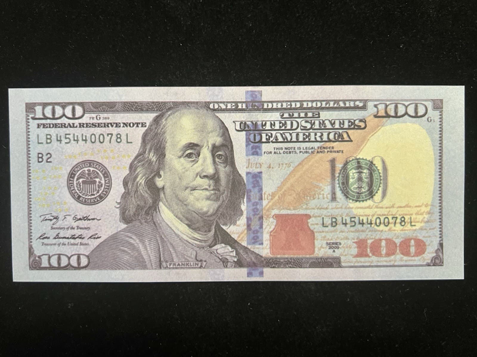 Joss Paper Money, Spirit Hell Money, Heaven Note, 1 x $100 Dollar Banknote