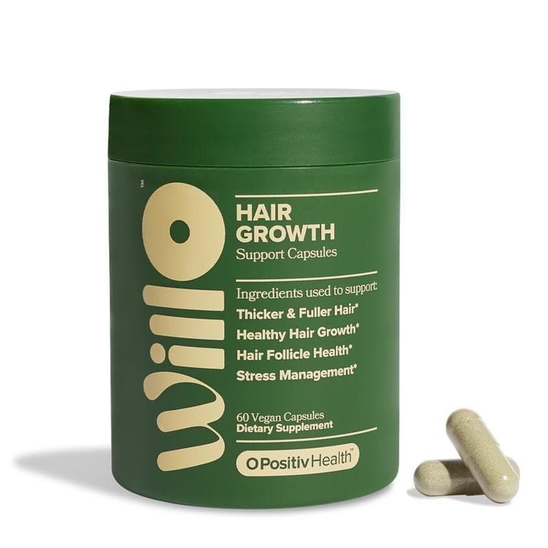 WILLO Hair Growth Support for Women - Supports Thicker, Fuller Hair & Healthy Ha