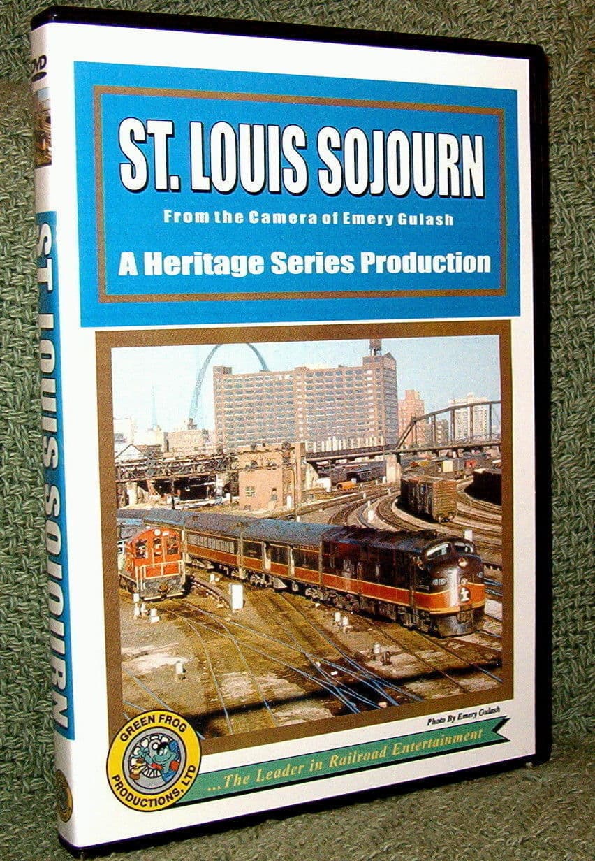 cp029 TRAIN VIDEO DVD "ST. LOUIS SOJOURN" VINTAGE FILM 1960'S