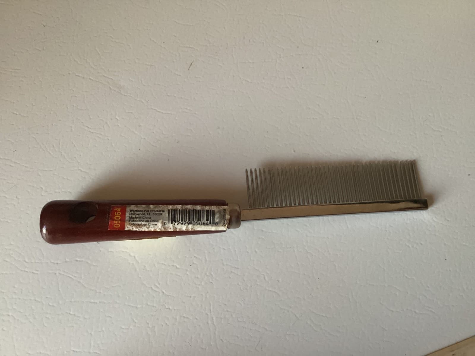 Horse Grooming Mane Comb 8" Aluminium, wooden handle Grooming Tool