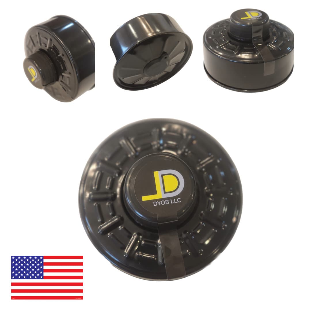 DYOB FILTER for Gas Mask Activated Charcoal Fits 40mm Thread Masks UNIVERSAL