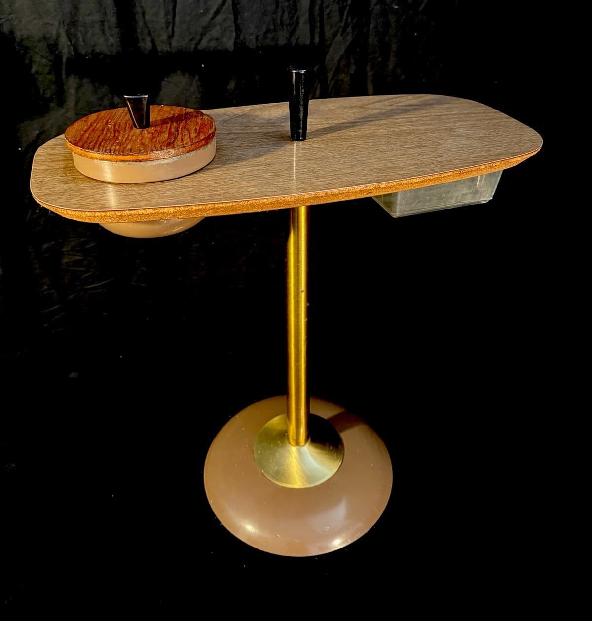 Vintage MCM MidCentury Modern Eames Era Smokers/Ashtray Stand Table 20 X 20 X 10