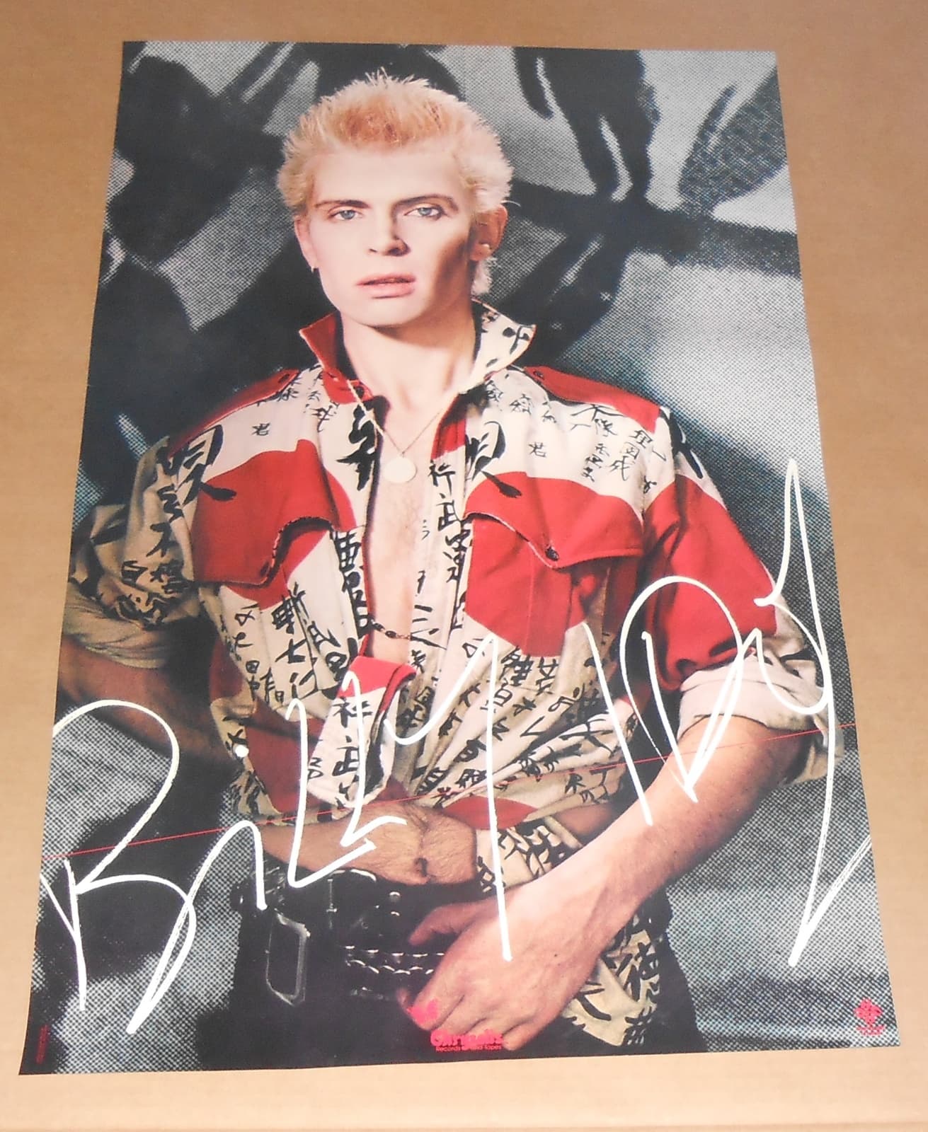 Billy Idol Promotional 1987 Original Poster RARE 22 x 34