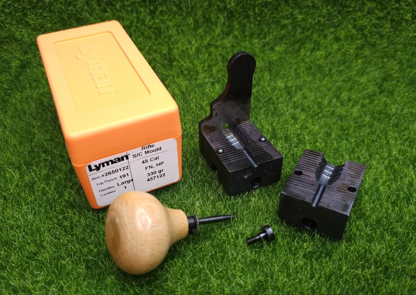 Lyman Single Cavity Hollow Point Flat Nose Mould .45 Cal 330gr 457122 - 2650122