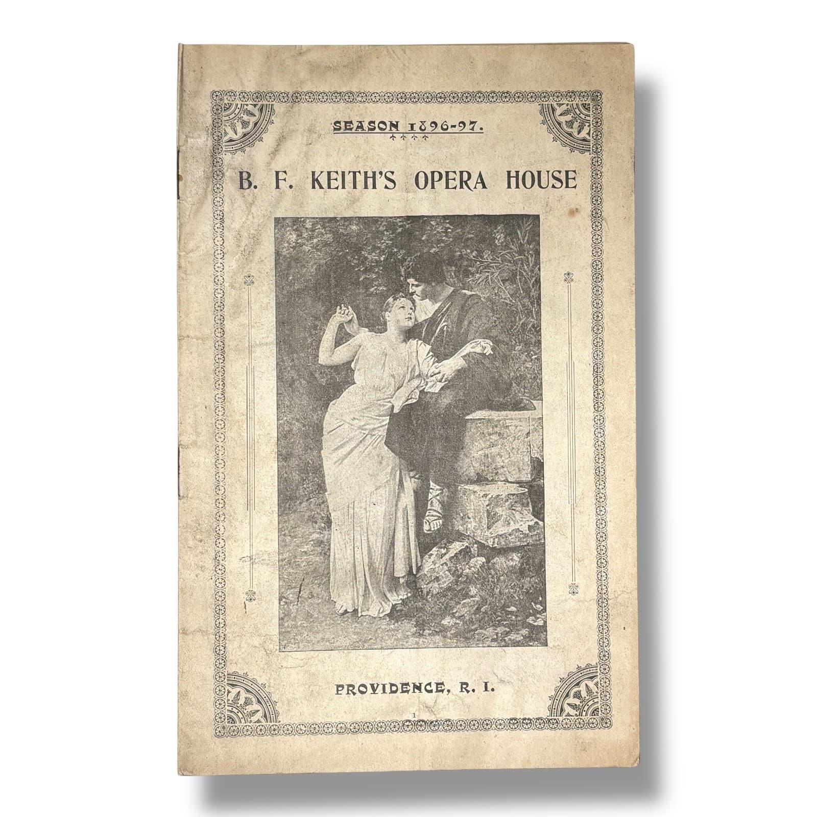 1896 Providence RI B. F. Keith’s Opera House Theatre Program Cinematographe