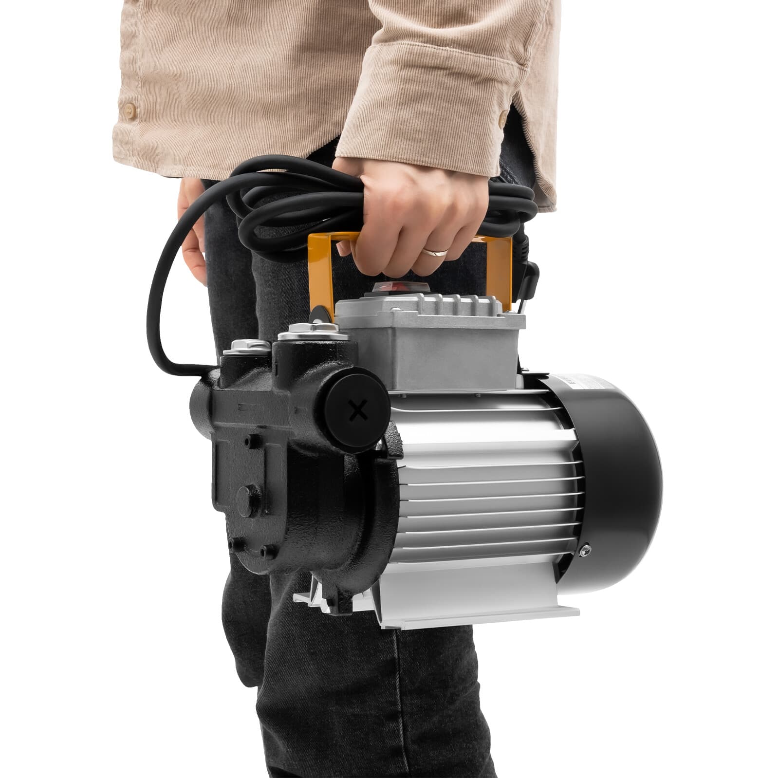 16GPM 550W Self Priming Electric Oil Pump Transfer Fuel 110V AC 60hz