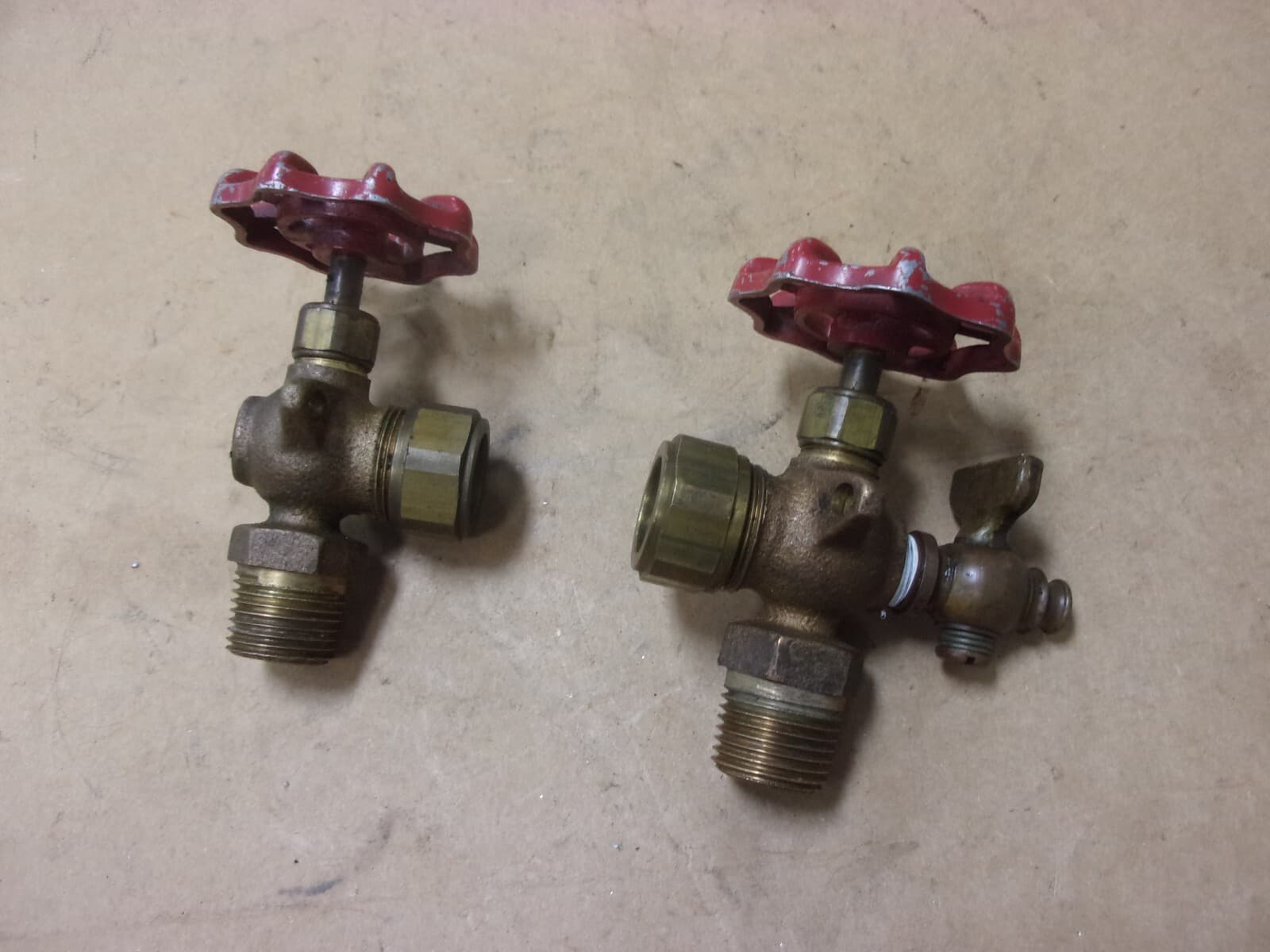 1/2" Npt Conbraco Tank Sight Glass Water Gauge Drain Valve Set 5/8" Od Tube USA