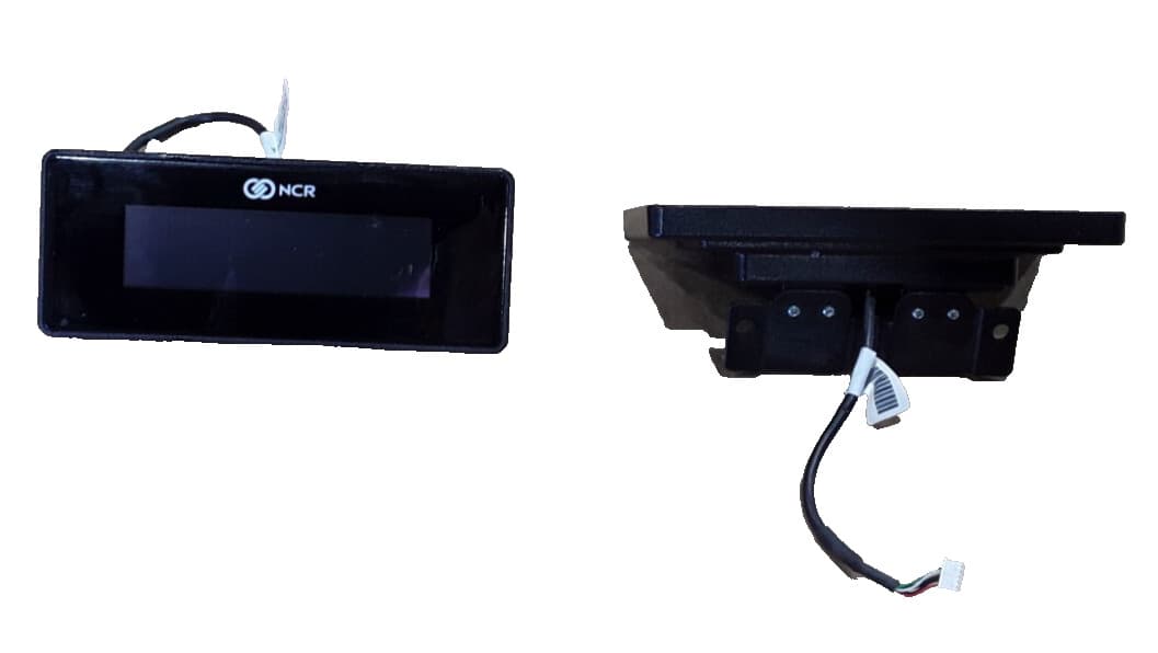 NCR 7772-K451 USB 2x20 customer display w/mount hardware for integration to NCR