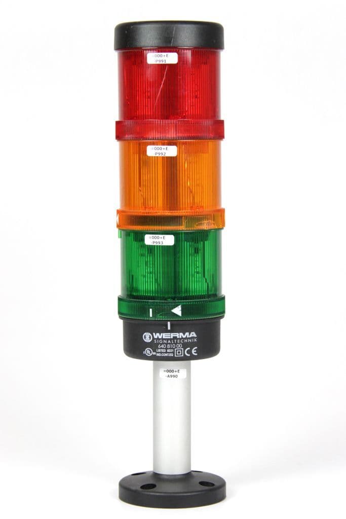Werma LED Signal Tower Red Yellow Green Combisign 71