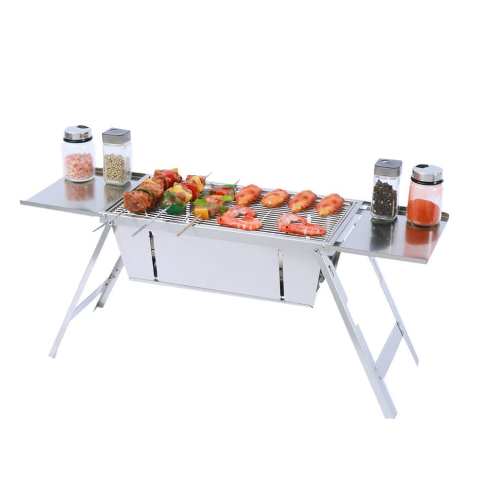 Stainless Steel Charcoal Grill Mangal Shish Kabab Kabob BBQ Barbecue Shashlik