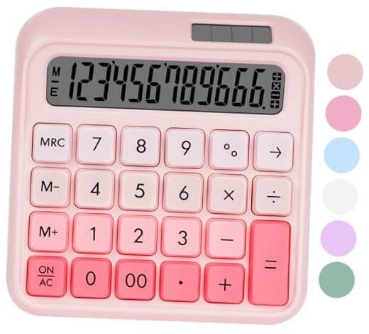 Mechanical Switch Calculator, Desktop Calculators Calculators Big Buttons, Pink