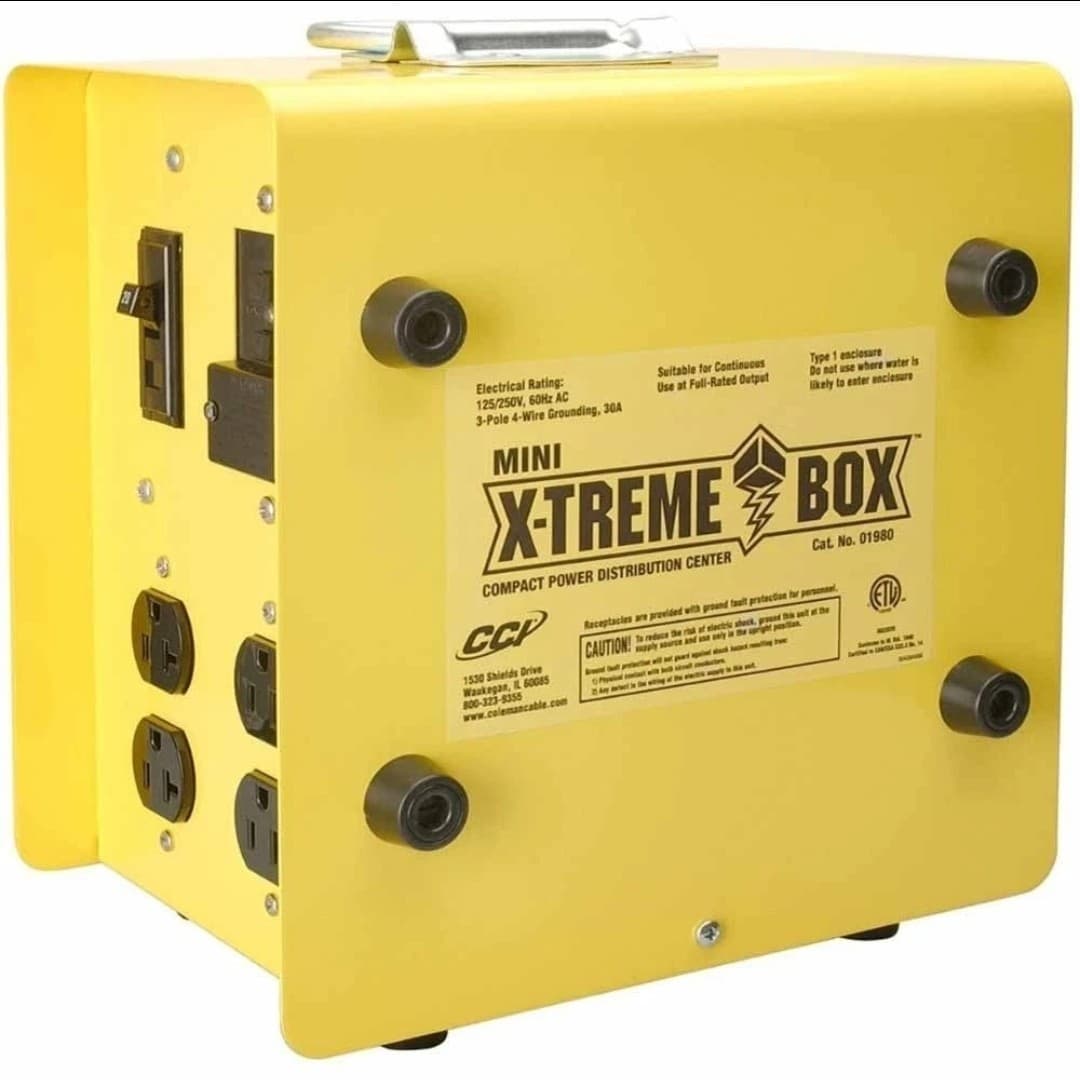 Southwire 6532UGM1 Mini X-Treme Box 30A UG Power Distribution 8 Outlet
