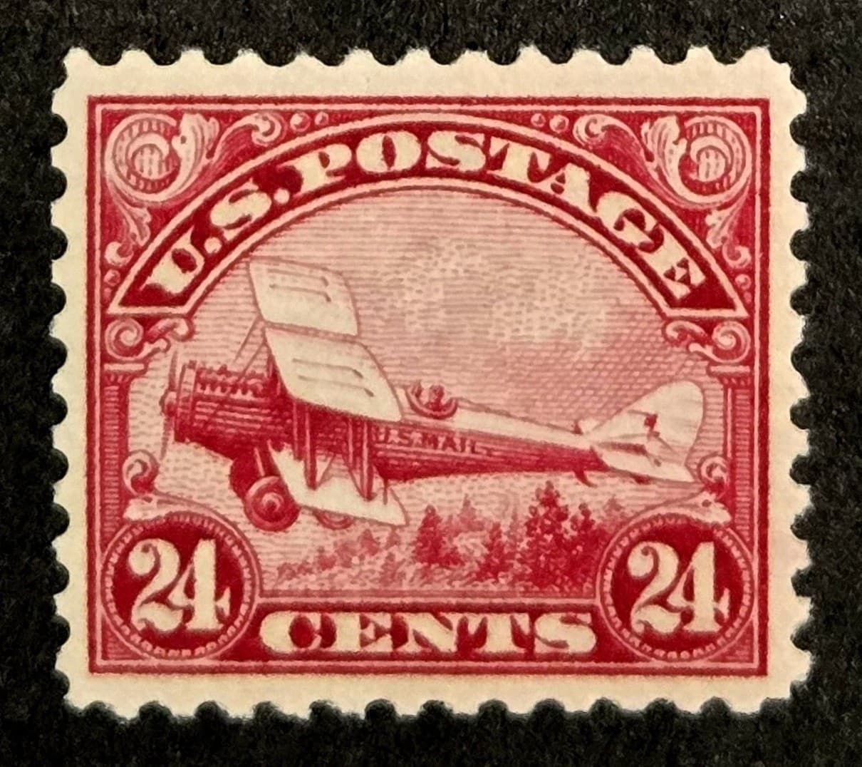 brimar: US Scott #C6 Mint* (MNH, OG, VF-XF) DE HAVILLAND 24¢, NH, SCV $160