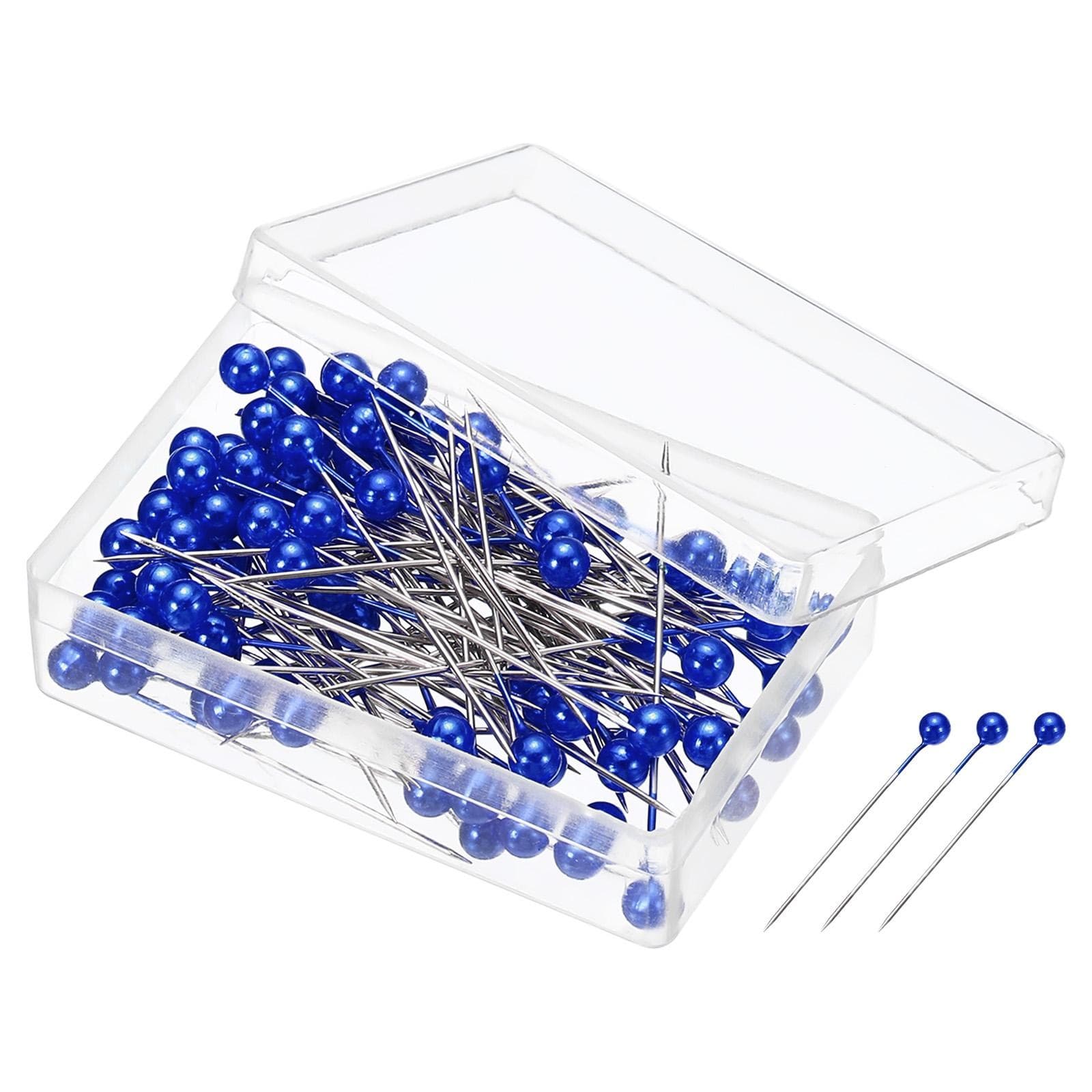 Pearlized Sewing Pins Ball Head Needle Straight Quilting Pin Blue