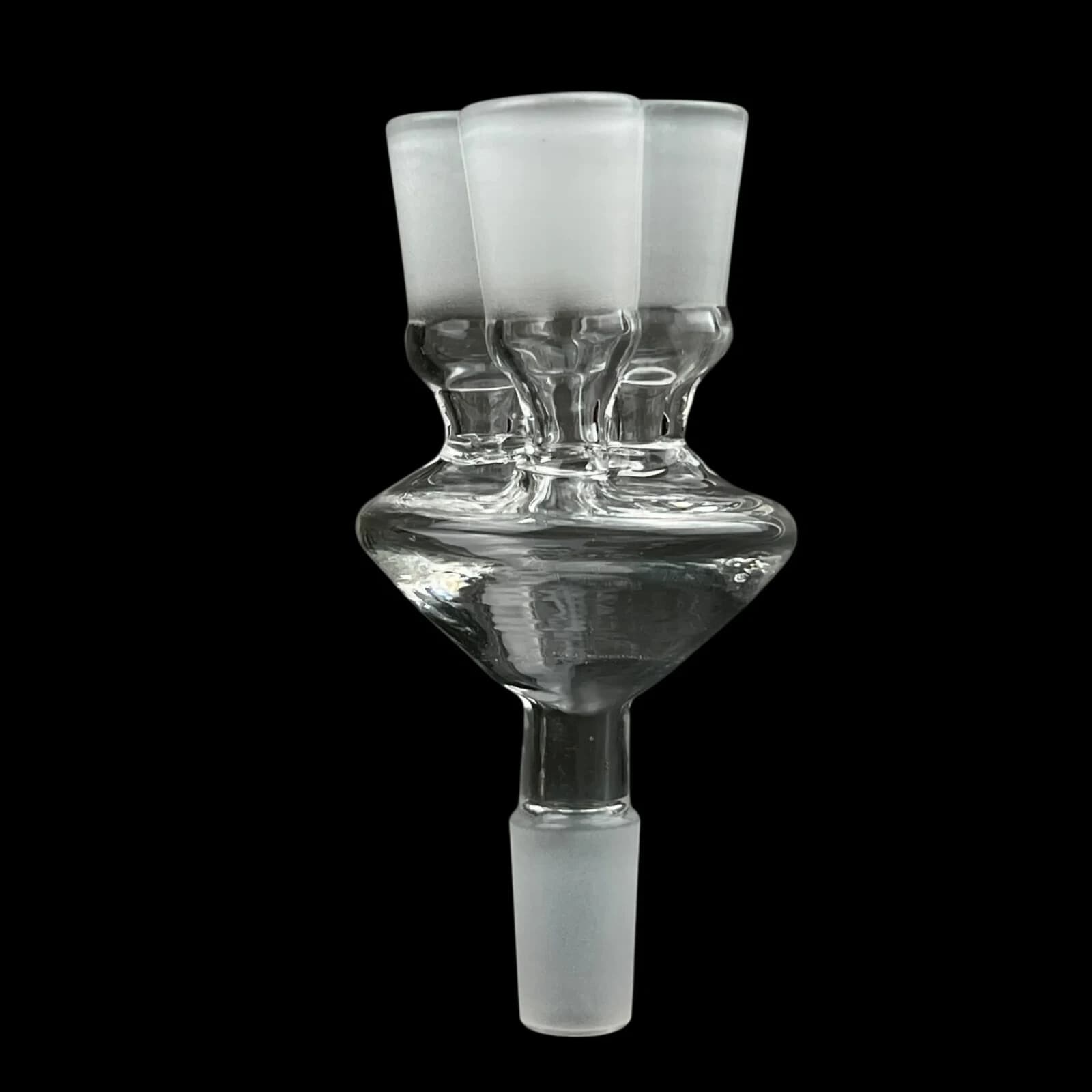 14mm Triple Joint Glass Adaptor - 3 Way Splitter