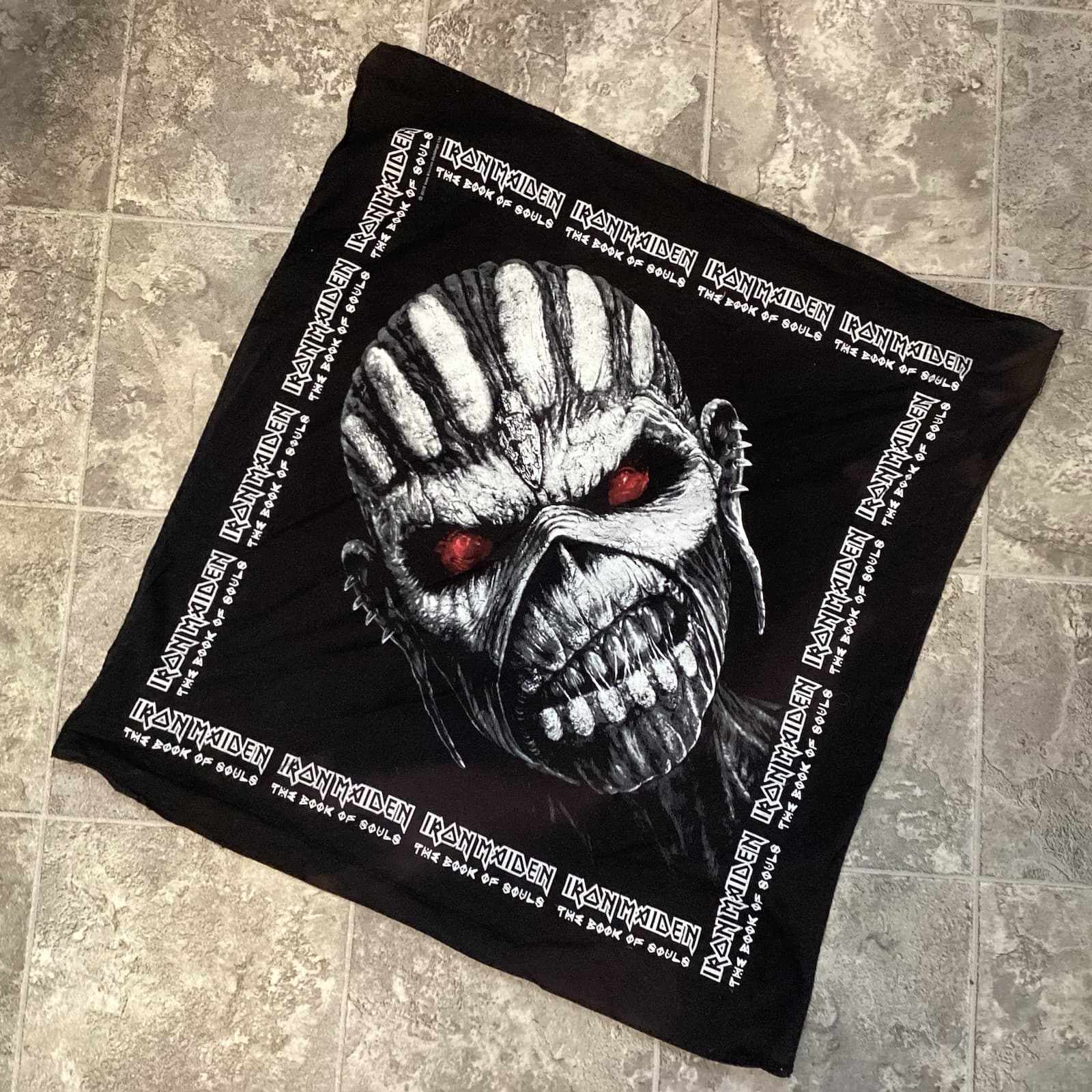 Iron Maiden Official Original Eddie Licensed Fan Club Bandana Scarf