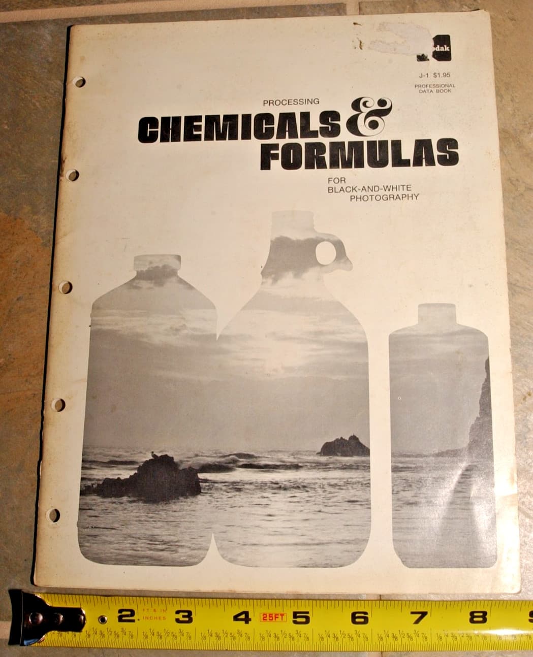 1973 Kodak Processing Chemicals & Formulas for B&W, Pub. J-1 7th Ed. 1977 READ