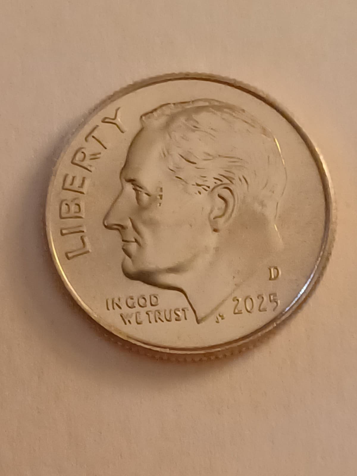 2025-P & D Roosevelt Dimes BU from mint rolls