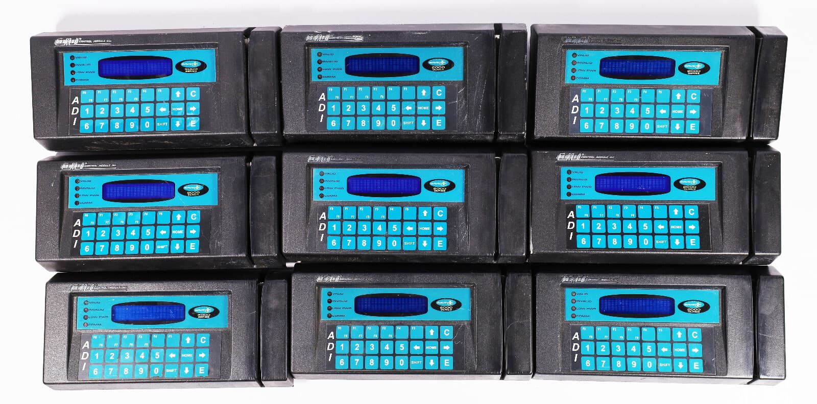 (Lot of 9) CMI SaveTime 2000 Series Time Clock Terminal Assembly