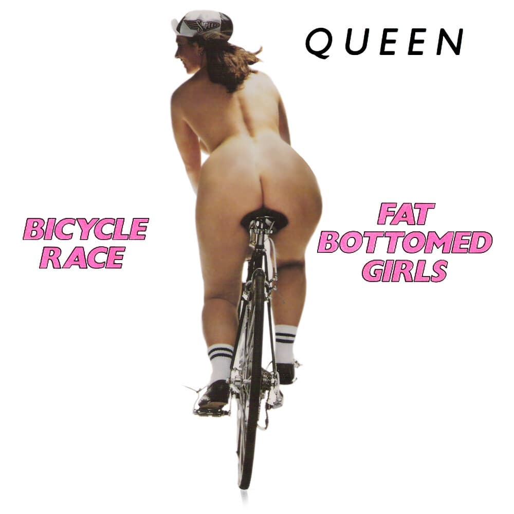 Queen Bicycle Race Fat Bottomed Girls 12x12 Album Cover Replica Poster Print