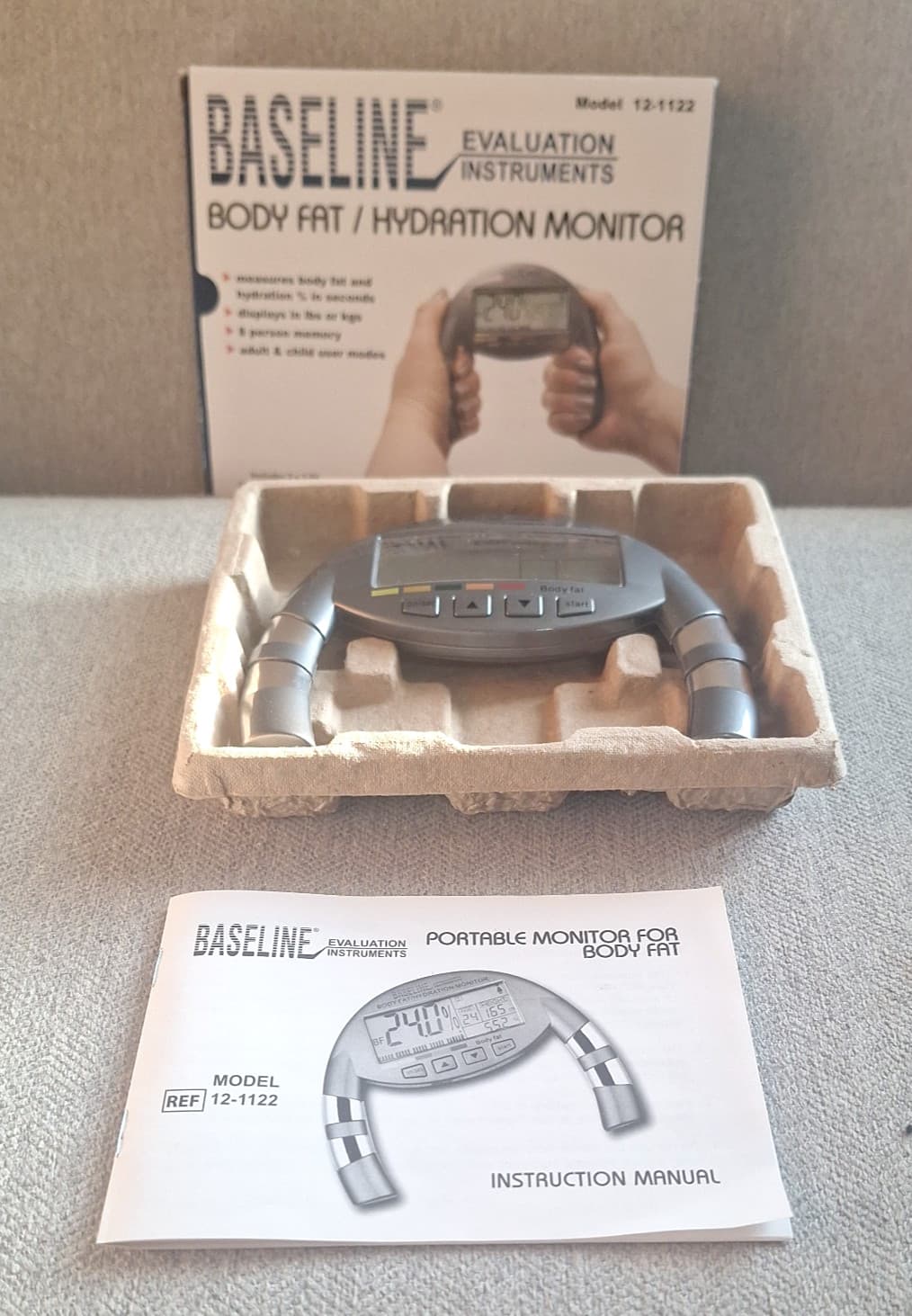 Baseline Evaluation Instruments Body Fat/Hydration Monitor w/ Box and Manual
