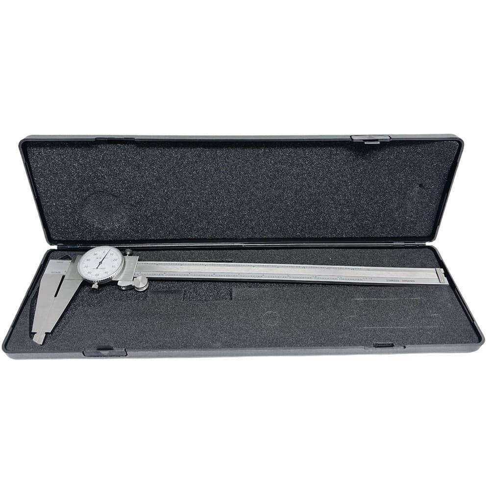 12'' Long Range Dial Caliper NO Upper Jaw 0.001'' Graduation Hardened SS