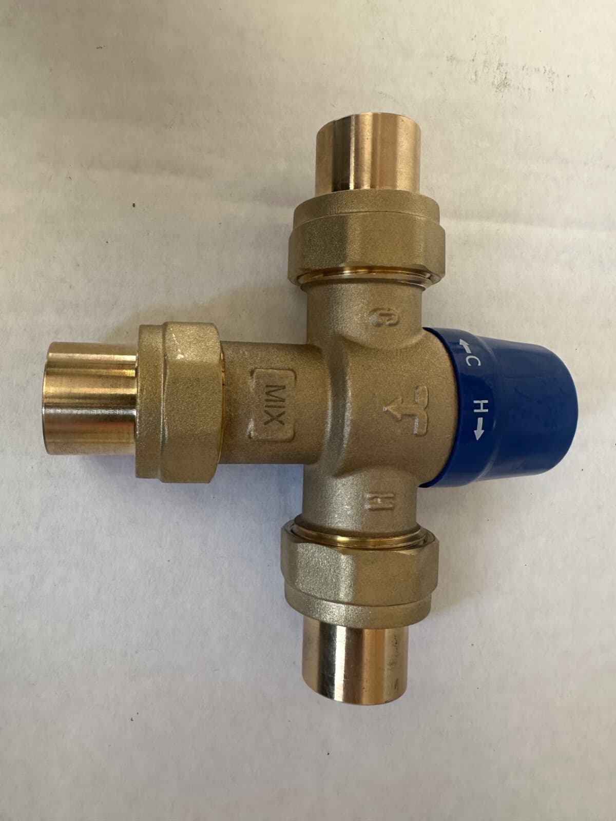 Freeheat4u Thermostatic Mixing Valve with removable 3/4" Sweat Ends
