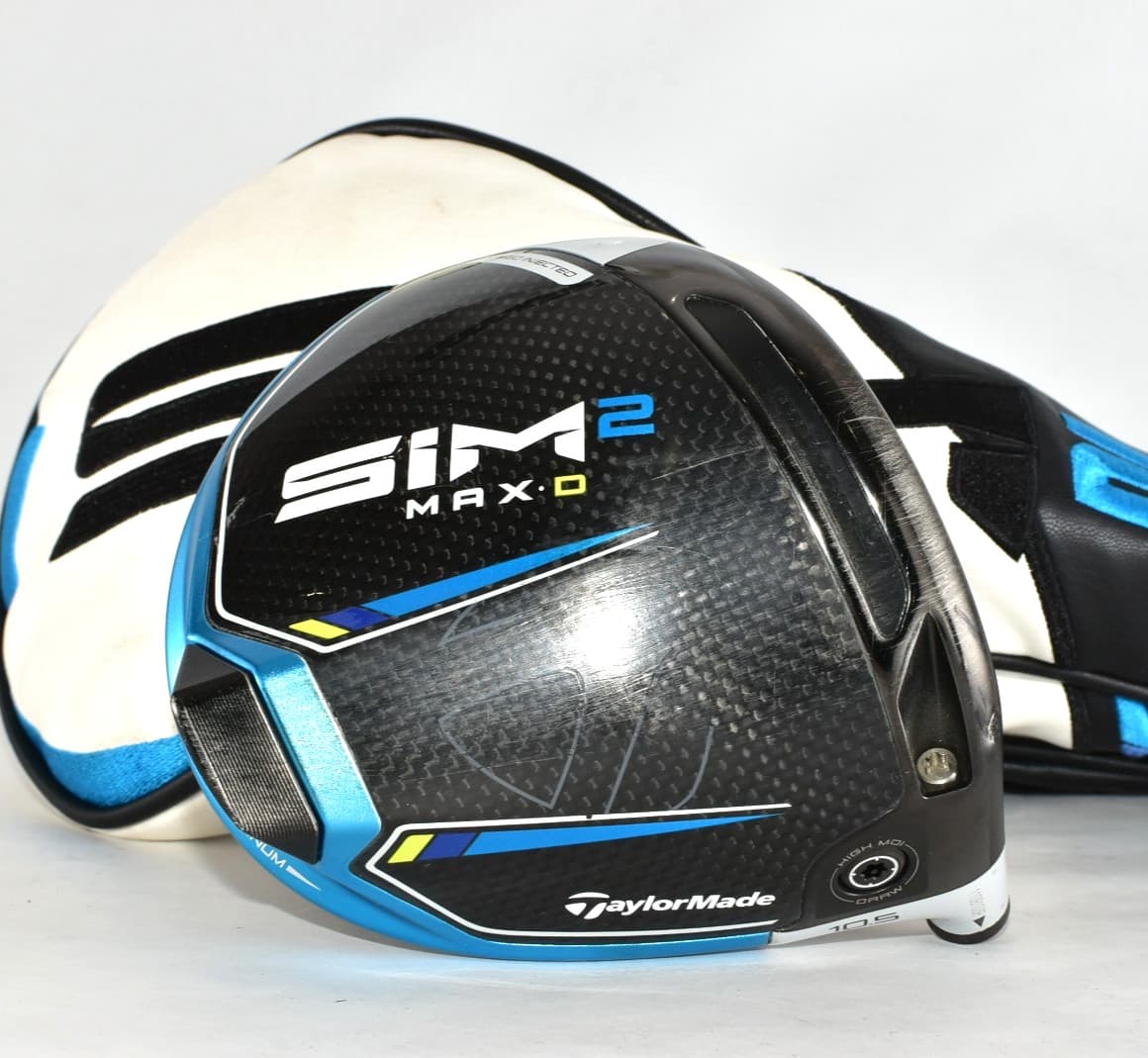 Taylormade Sim2 Max D 10.5 RH Golf Club Driver Head Only 460cc Headcover MAX.D