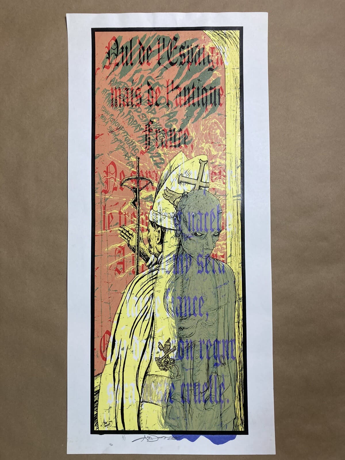 Mudvayne Concert Poster New Orleans April 22, 2005 1/1 Test Print Life Of Agony