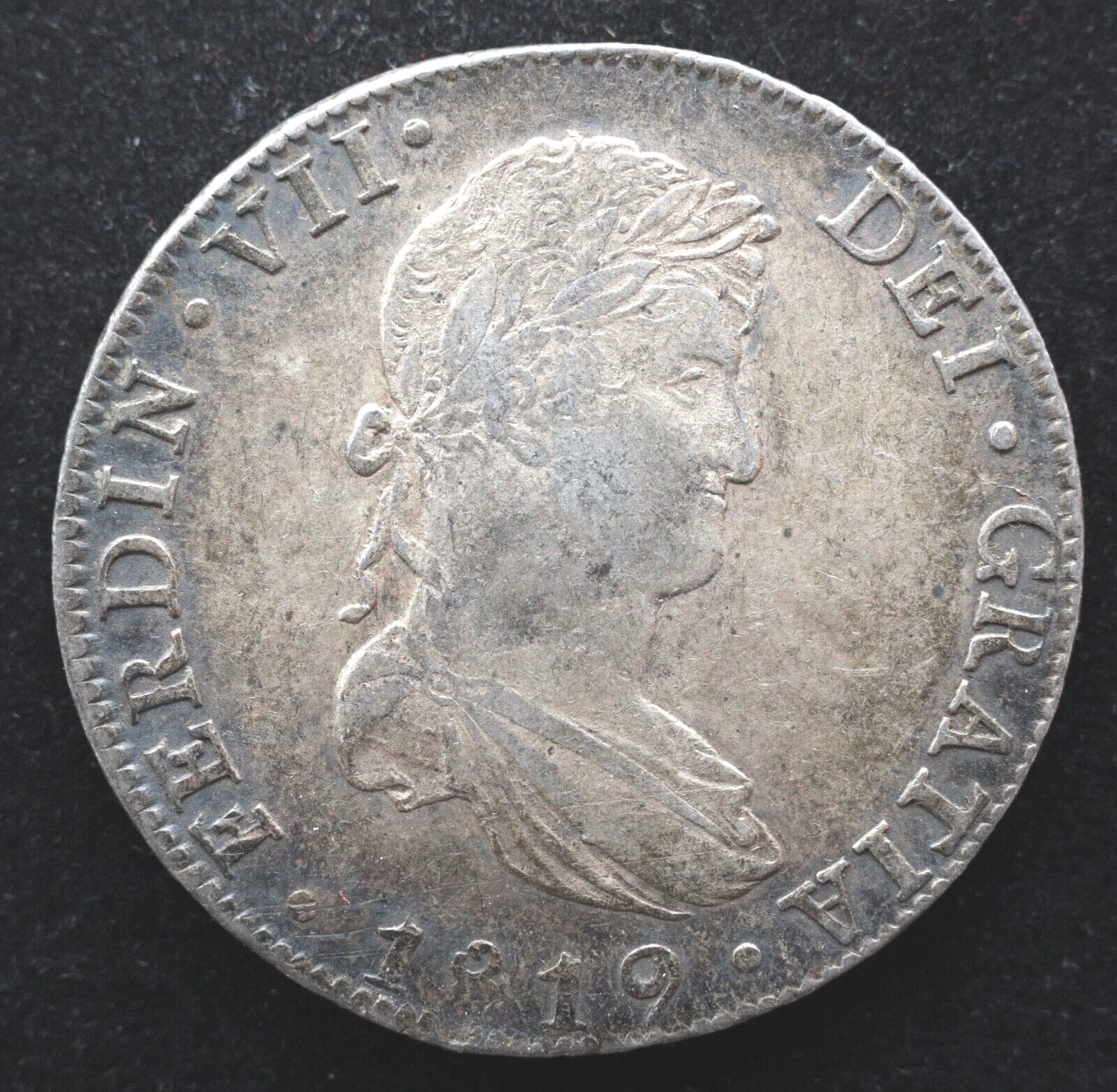 KAPPYSCOINS G8944 1819 MEXICO SPANISH COLONIAL AMERICA 8 REALES NICE CH EF XF