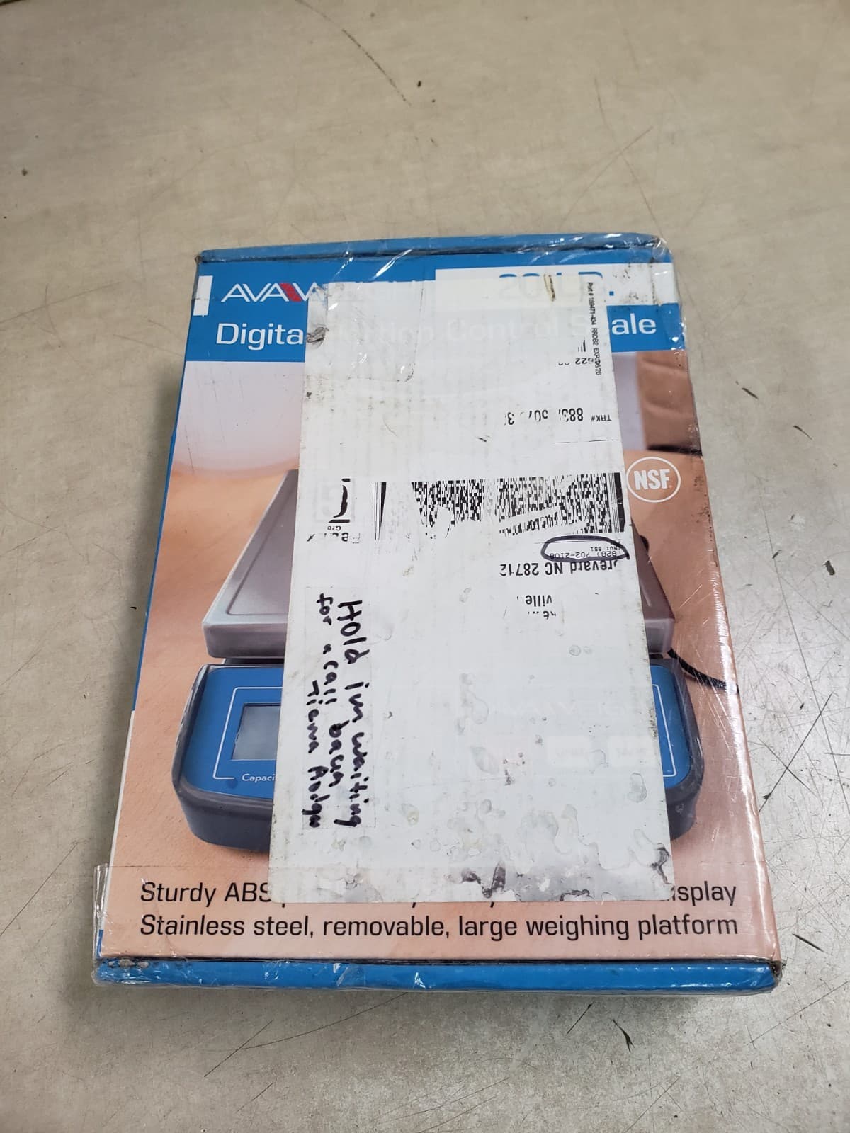 AvaTek 20 lb. Compact Digital Portion Control Scale 334PC20