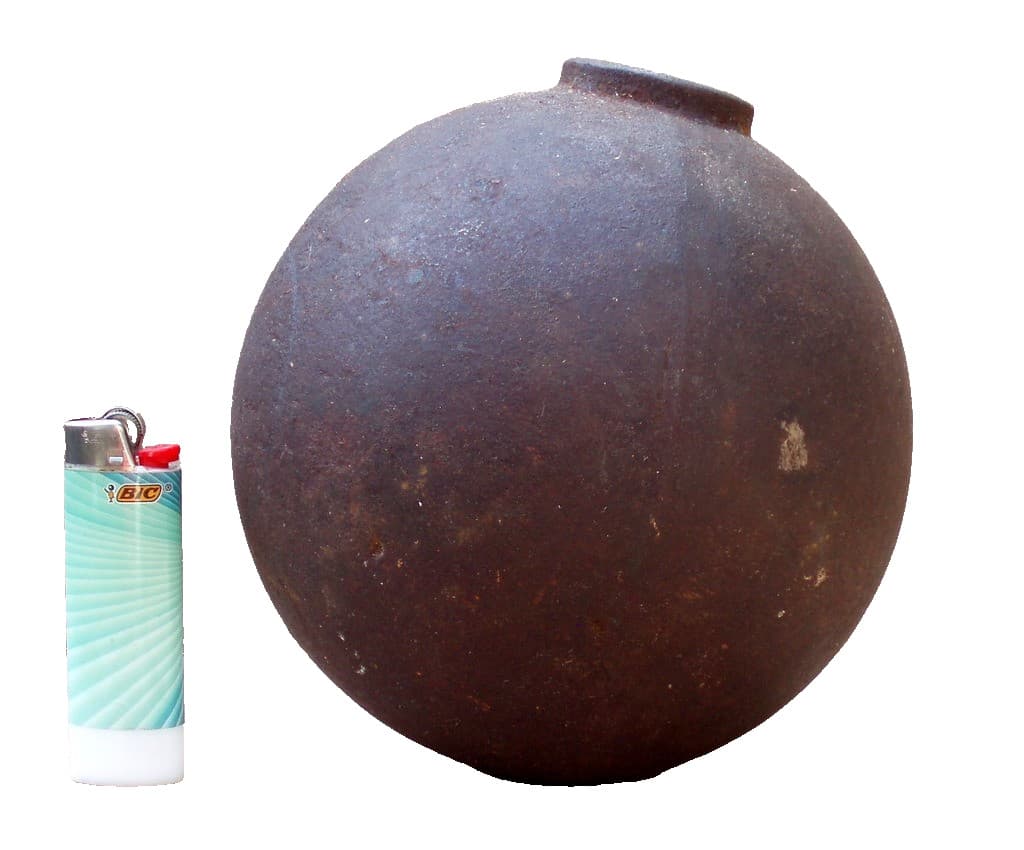 LARGE PRIMITIVE ANTIQUE VICTORIAN ERA CAST IRON 12 LB FINIAL OR HORSE TETHER