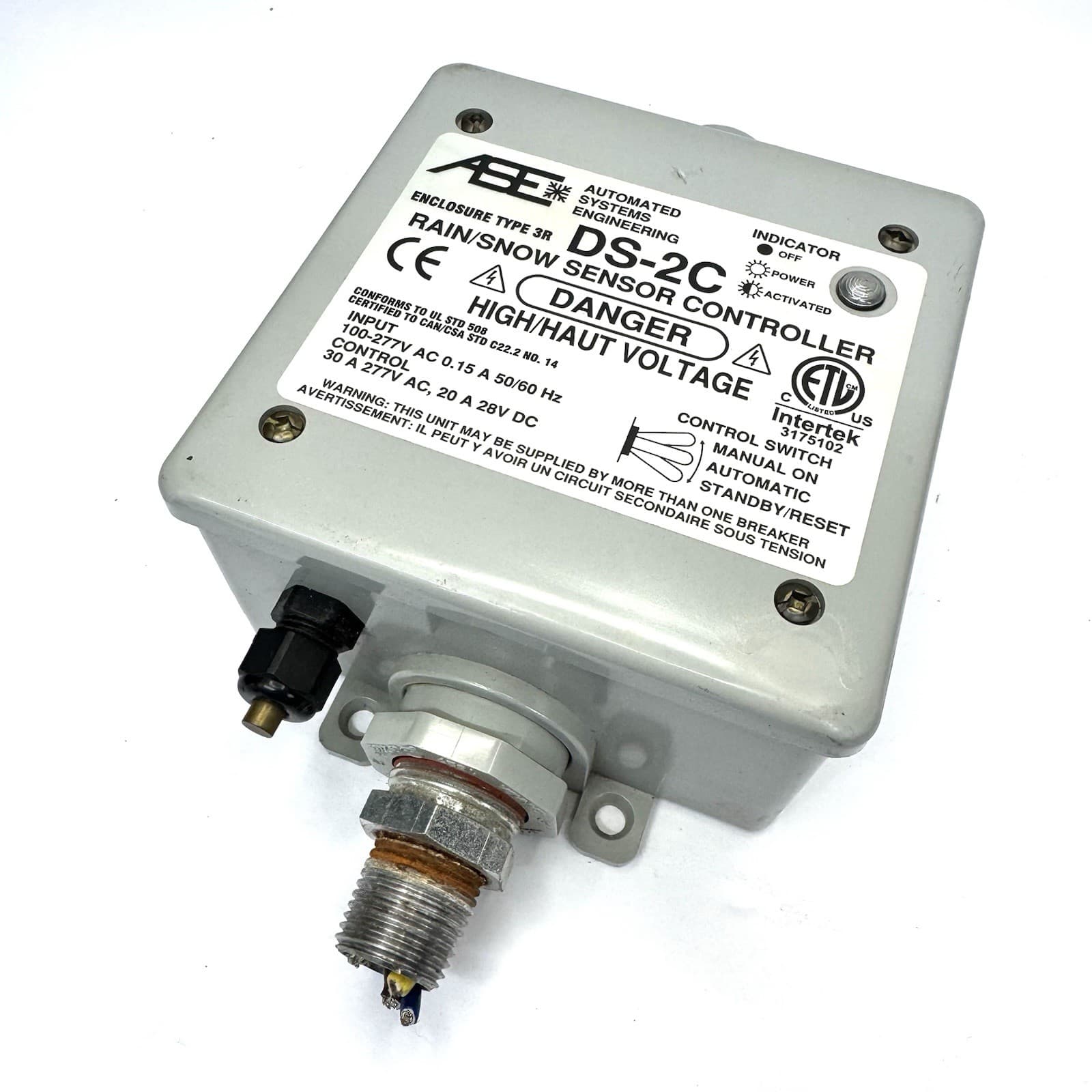 ASE DS-2C Rain/Snow Sensor Controller **NEW Take-out**