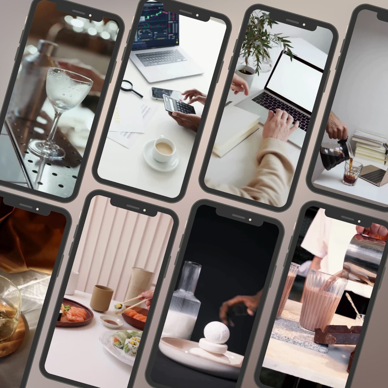 36 Male Aesthetic Faceless Reel Story Videos - Digital Product..