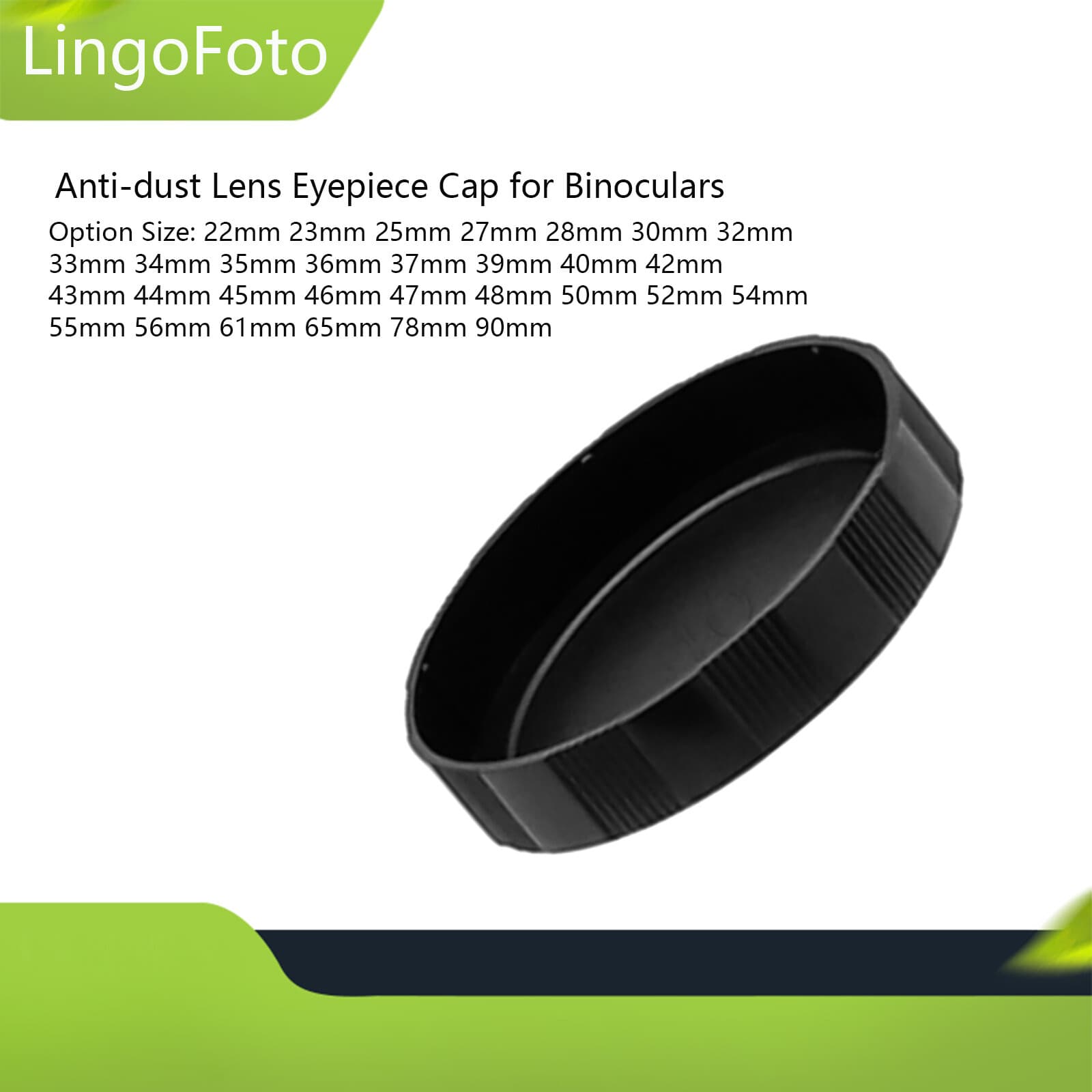 22mm-65mm Plastic Anti-dust Lens Cap Cover For DSLR Lens Telescope Binocular