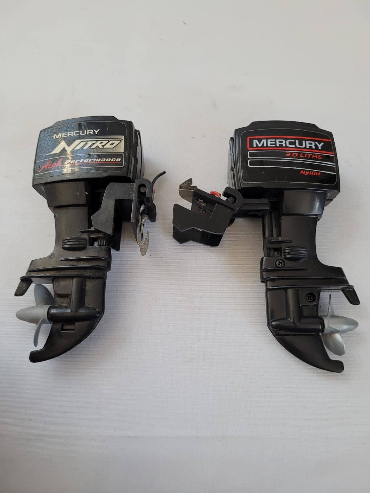 Vintage Nylint Mercury 3.0 Litre Boat Motor & Nylint Nitro High Performance Lot!