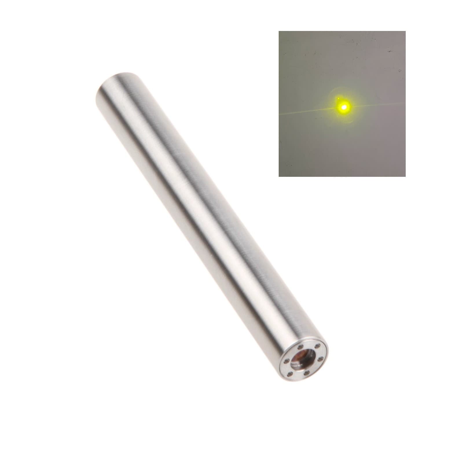 573nm Banana Yellow 573T-10 Stainless Steel Laser Module By SANWU