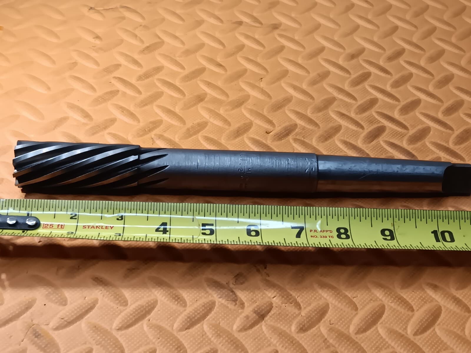 Putnam 1 1/8" Dia. HSS Morse Taper #4 Reamer 11" OAL 2 3/4" LOC MT4 1.125 USA
