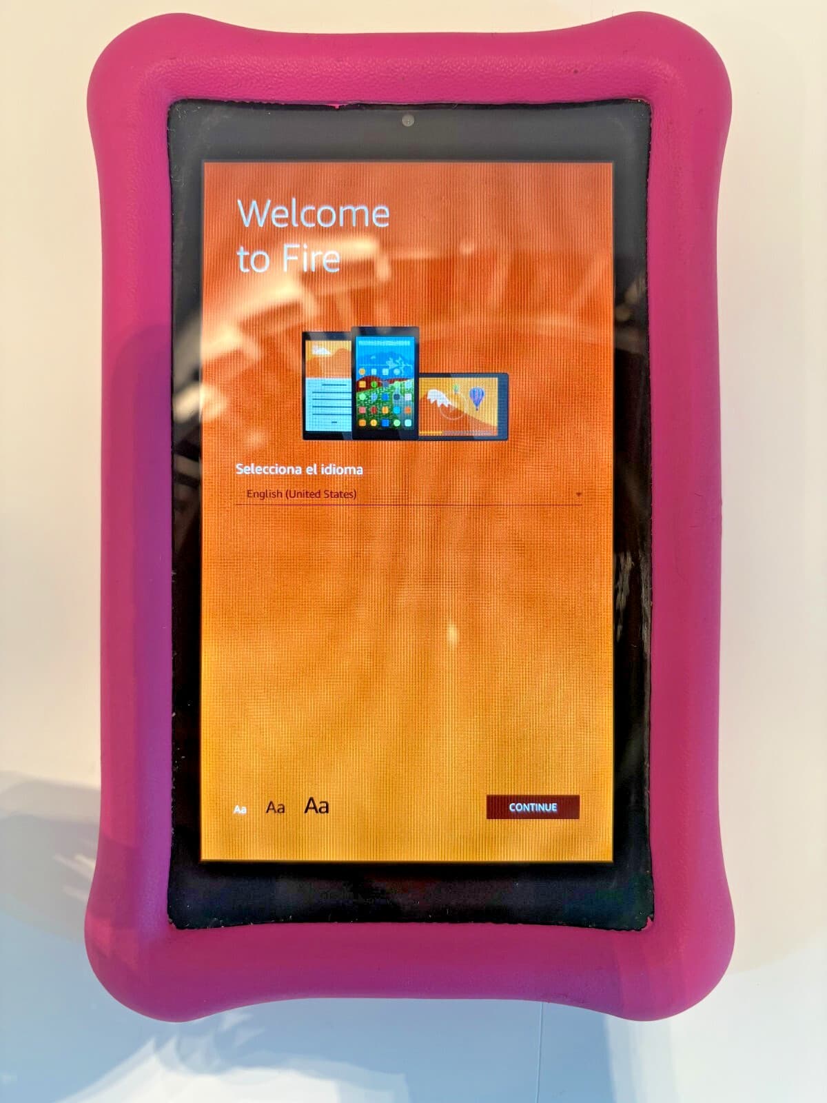 Amazon Fire 7 Kids Tablet (Model SR043KL) 7" Display – Black – Kid-Proof Case