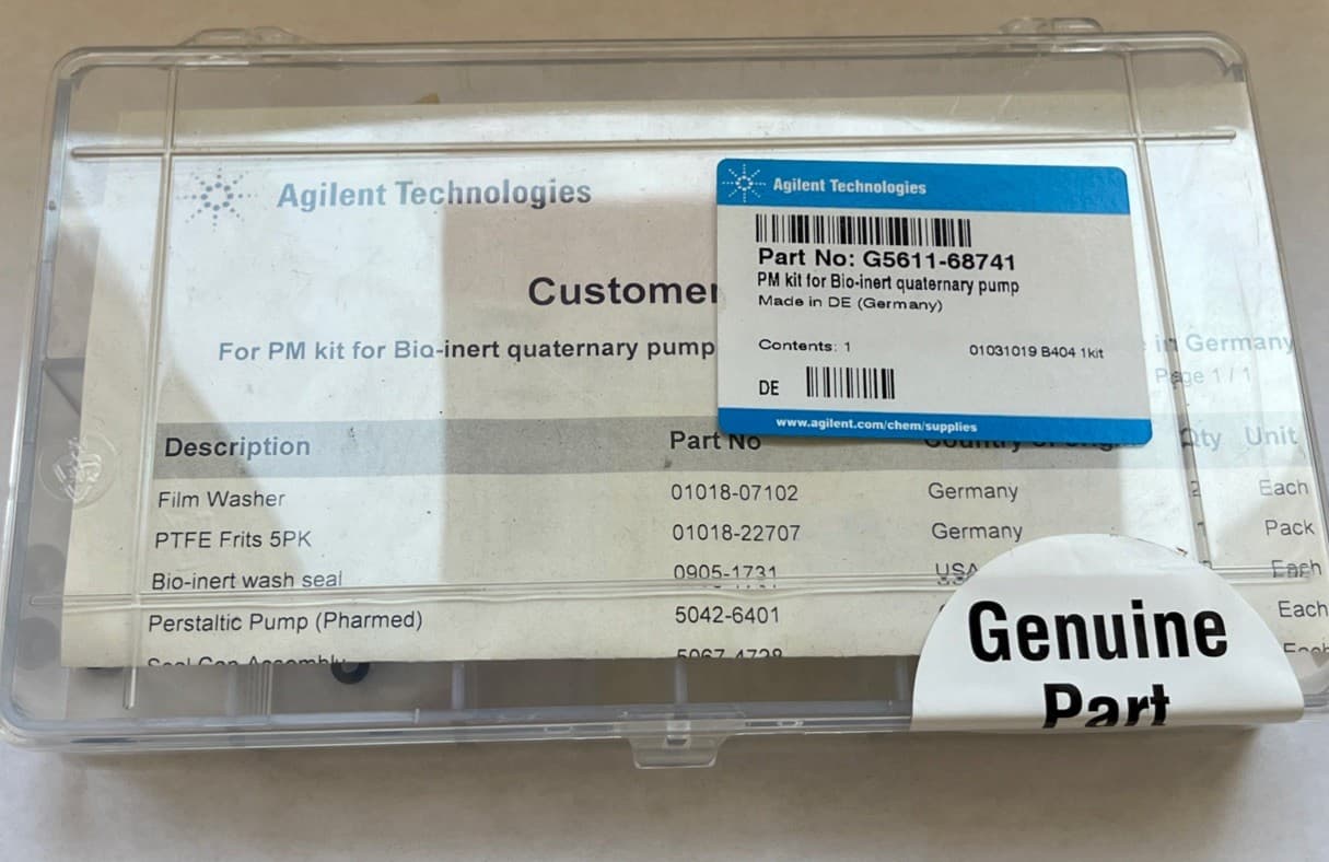New Agilent PM kit for bio-inert Quaternary Pump - G5611-68741