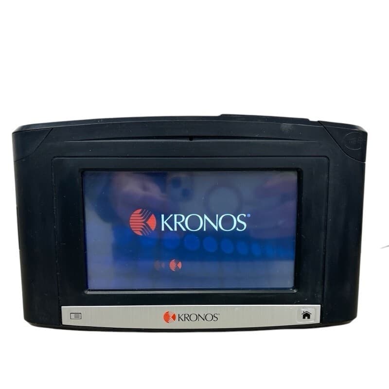 Kronos InTouch 9100 Time Clock Touchscreen Panel Fingerprint 8609100-008