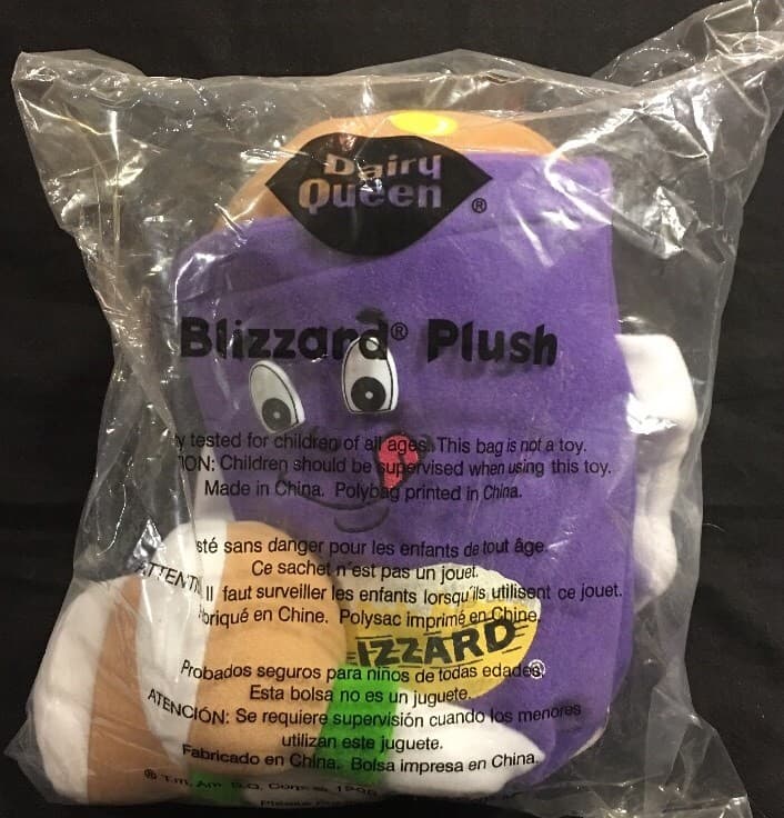 Dairy Queen Blizzard Plush Toy New 1999