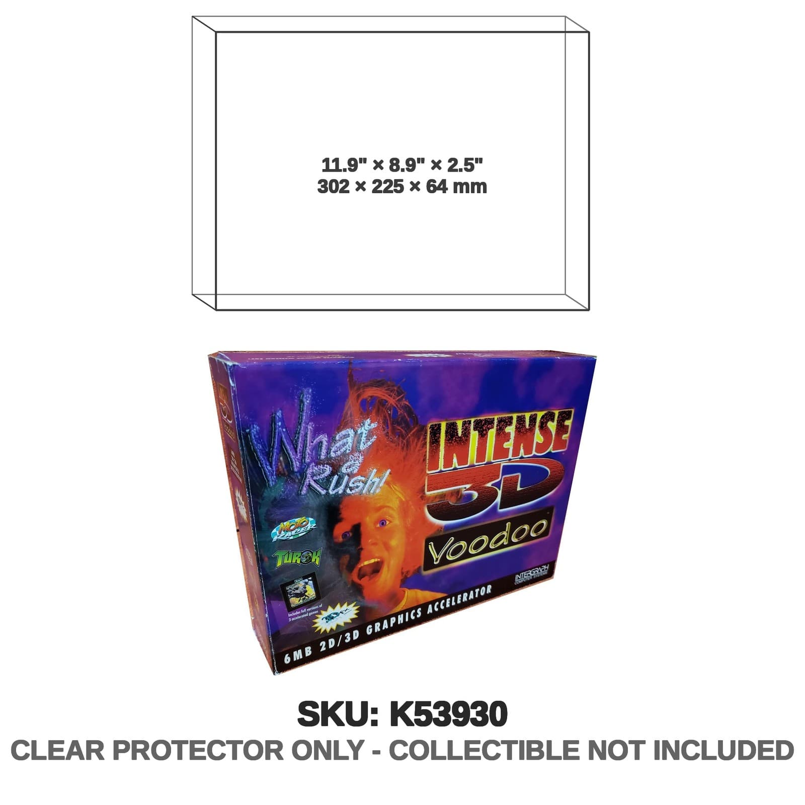 Protector For Intergraph MSMT467 Intense 3D Voodoo Rush Graphics Card