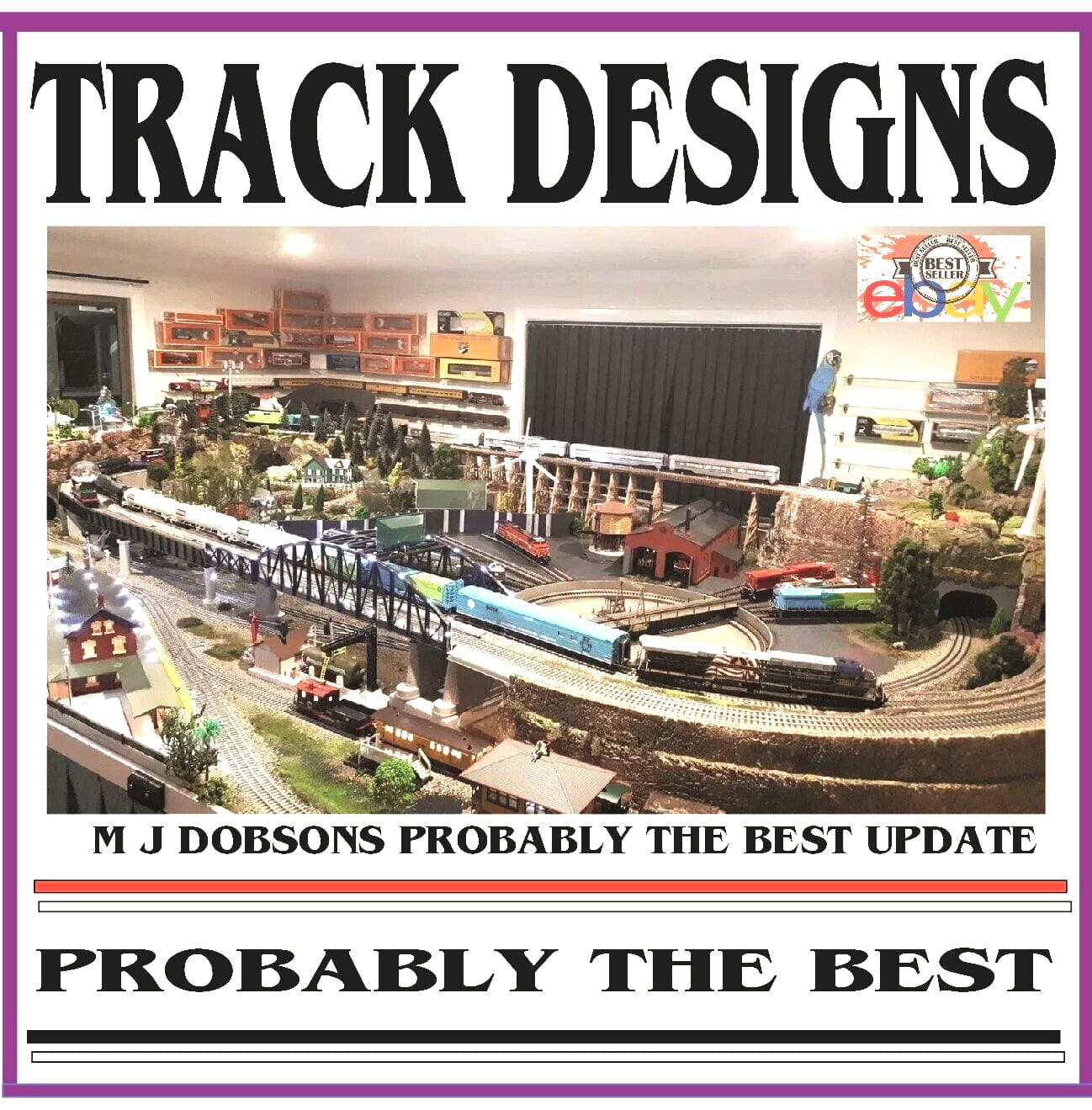 Model Train OO Gauge Hornby Model Train Plans – CAD Layout Designs USB