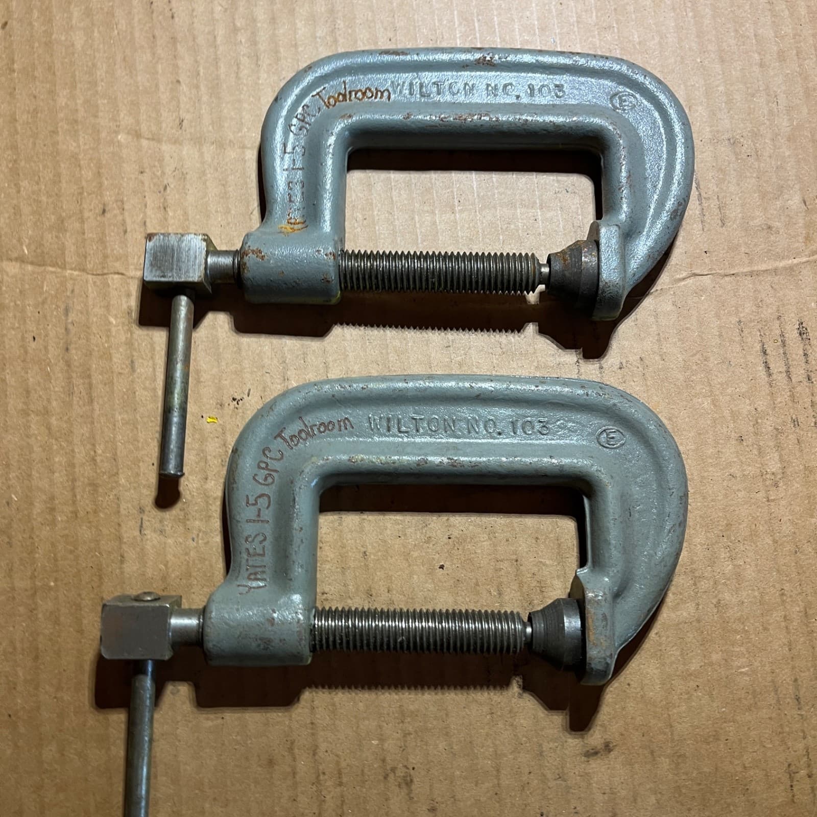 Wilton 103 C-Clamp 3" Steel Extra Heavy Duty 8750 Lb. - Set of 2